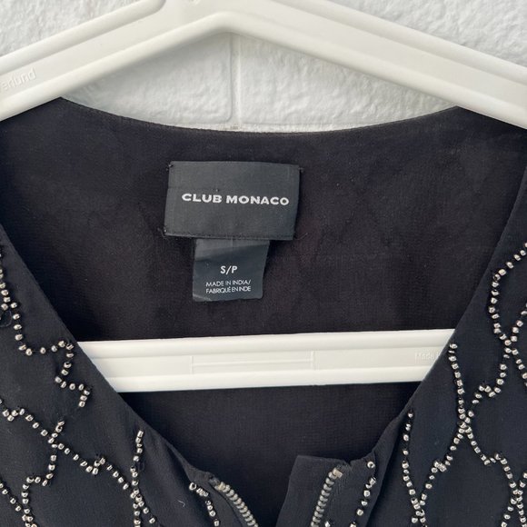 Club Monaco Silk Beaded Jacket - Picture 4 of 4